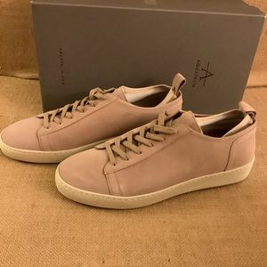 Men’s Aquatalia Grey Suede Italian Made Shoes - Color- Blush New 9M